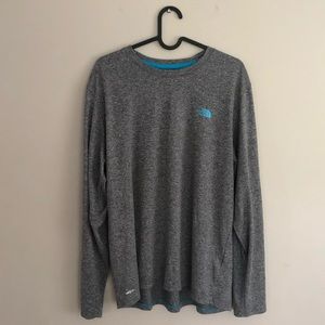 Grey North Face Long Sleeve
